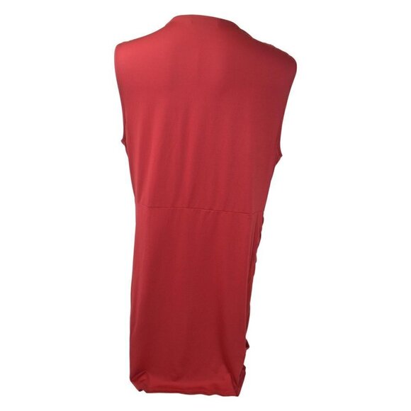 Grace Karin Red Draped Sleeveless Dress – Size 2XL - Picture 2 of 2